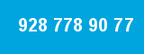 928 778 90 77 928 778 90 77